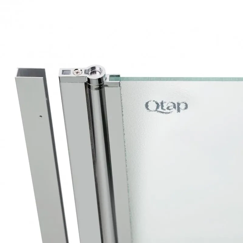 Штора на ванну Qtap Standard CRM407513APL скло Pear 6 мм, 75х140 см, ліва — фото 6