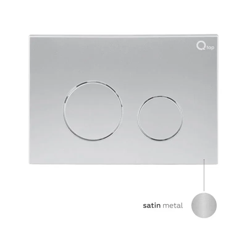 Готове рішення Qtap для ванної кімнати: підвісний унітаз Jay Rimless 520х360х320 + комплект інсталяції Nest 4 в 1 (кругла клавіша Satin) — фото 9