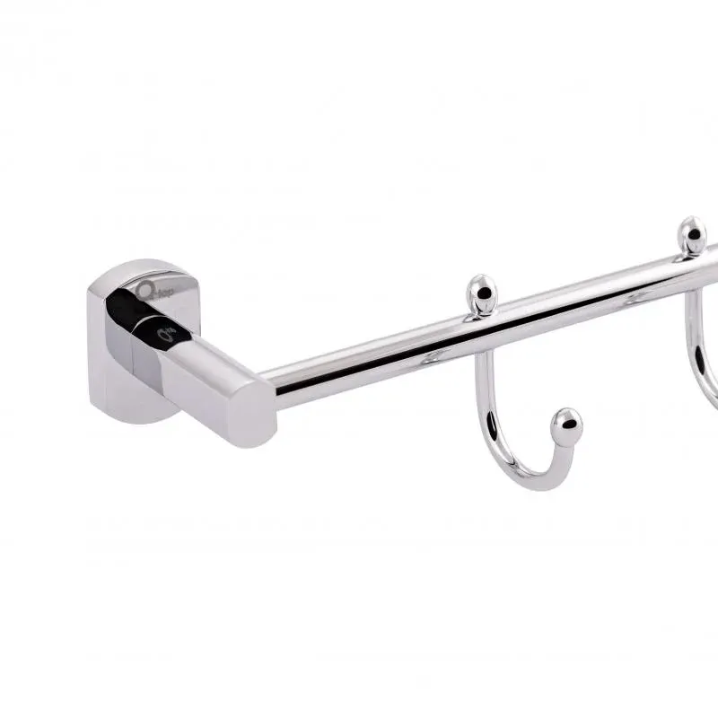 Тримач для рушника Qtap Liberty 4 гачка 450 мм QTLIBCRM11544 Chrome — фото 3