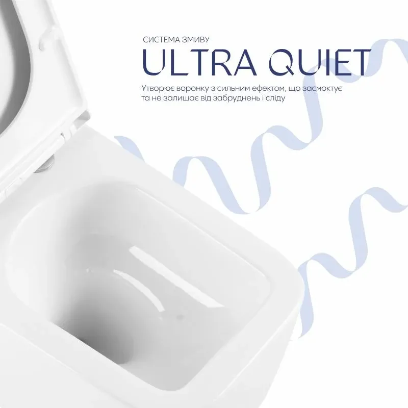 Готове рішення Qtap для ванної кімнати: підвісний унітаз Gemini Ultra Quiet 520×360×350 + комплект інсталяції Nest 4 в 1 (кругла клавіша Matt Black) — фото 5