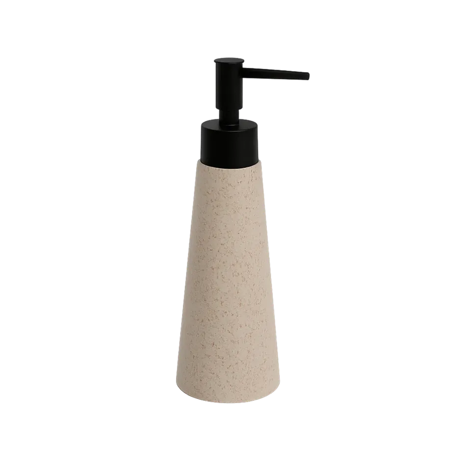 Диспенсер для рідкого мила PureLine, корпус sand, фурнітура black