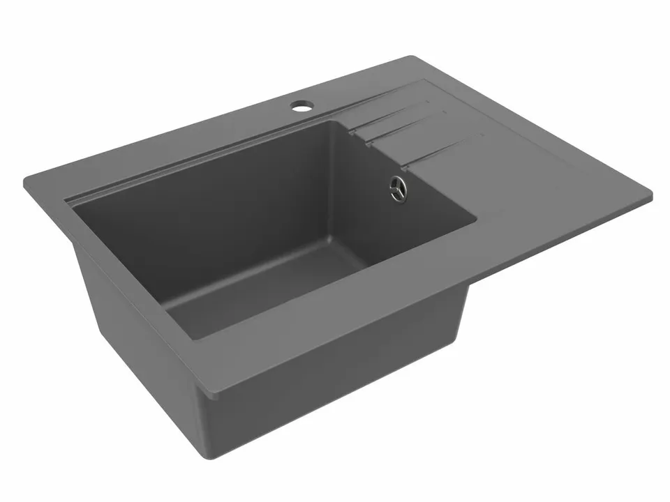 Мийка Bodrum 650 (GRAY) з 1-м отвором під змішувач