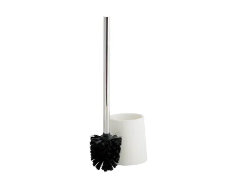 Йоржик для унітаза PureLine, щітка black, колба - white