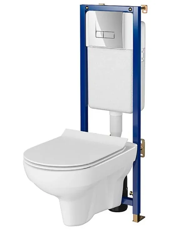 Комплект B621 інсталяція TECH LINE BASE,унітаз CITY CLEAN ON