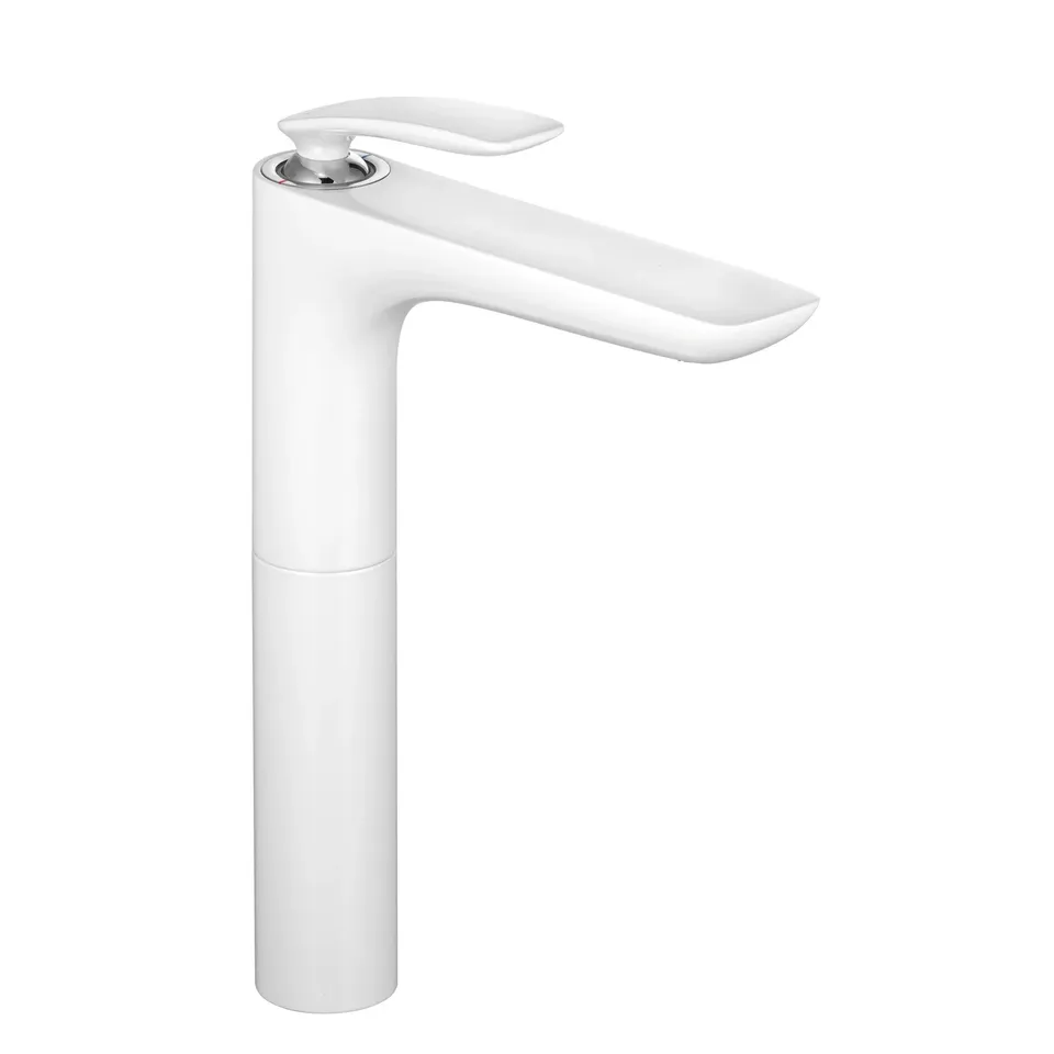 Змішувач  Balance д/умивальника h 273 mm, білий