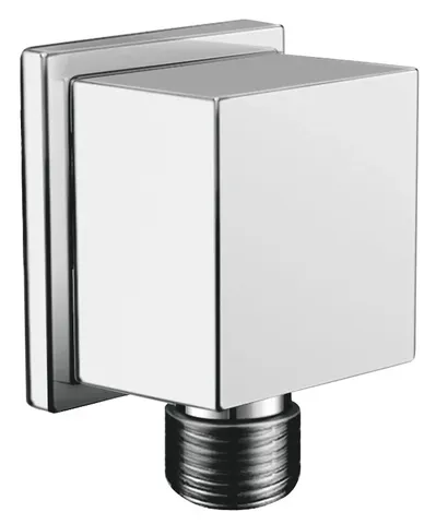 З'эднання кутове для душ.шланга G1/2,  45х45 мм, хром, FERRO