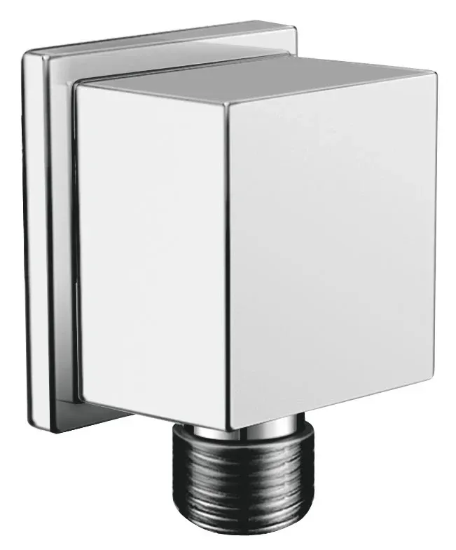 З'эднання кутове для душ.шланга G1/2,  45х45 мм, хром, FERRO