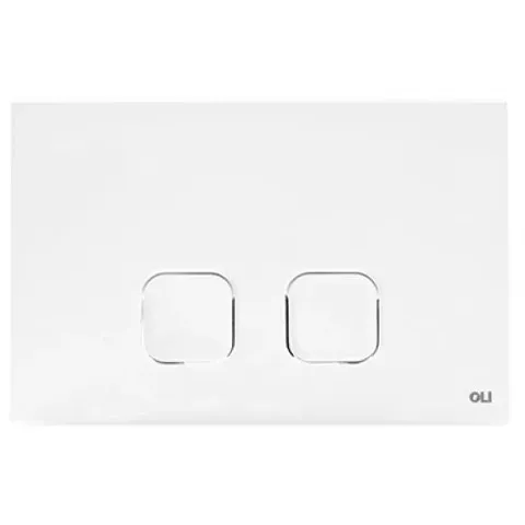 Кнопка Plain до інсталяції, біла OLI 120/80