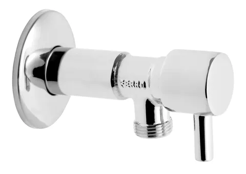 Кран кутовий з керамічною головкою 1/2x3/4" FERRO