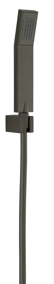 Набір душ. точковий JIVE (лійка 1-F, тримач, шланг ПВХ 150 см), gun metal FERRO