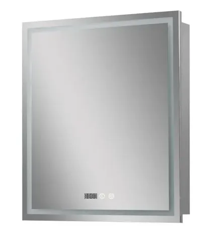 Дзеркальна шафа Mira  Z - 60  біла LED t.c.+times+defoggerl