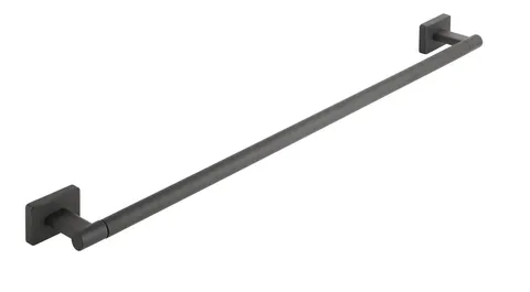 FERRO GRETA тримач рушників одинарний, 600 мм, gun metal