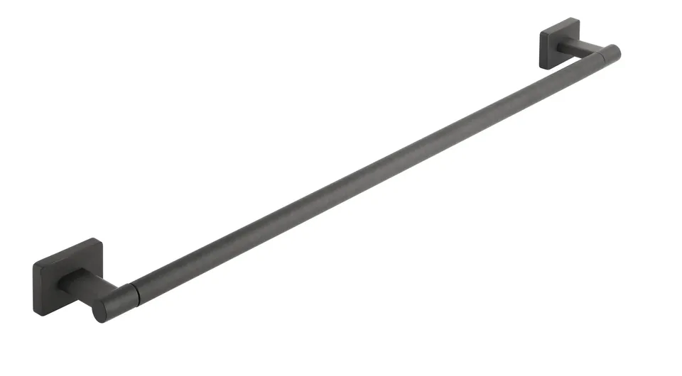 FERRO GRETA тримач рушників одинарний, 600 мм, gun metal