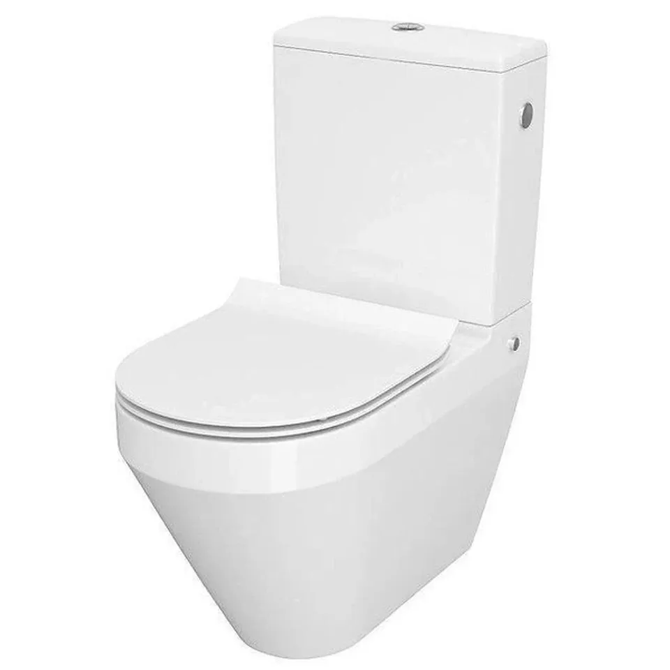Унітаз напольн CREA CLEAN ON 010/020 овальний,SLIM DUR SC