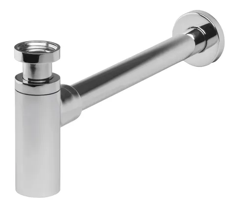Cифон пляшковий G1 1/4*32мм, хром FERRO