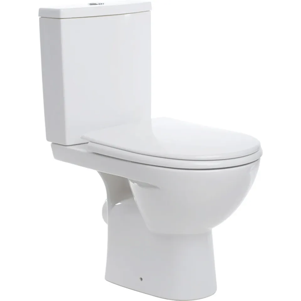 Унітаз-компакт STATUS, гор.вип., бачок 3/6 л, нижн. підв.,з кришкою Duroplast Soft close Click2Clean