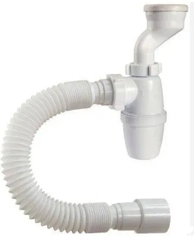 Сифон Waterstal для пісуара 11/4 з манжетом D=50, з гнучкою трубкою 40/50