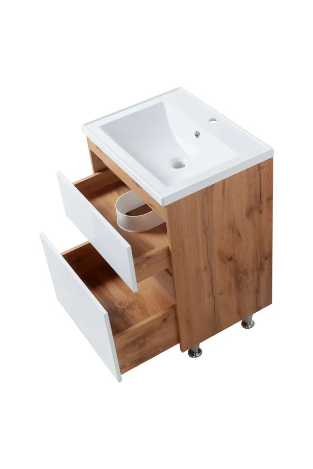 Тумба Венера ТНБ-2 Д 70 з умивальником KREDO — фото 2