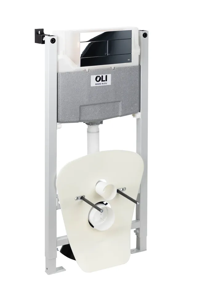 Інсталяція  OLI120 PLUS з кнопкою SLIM, хром