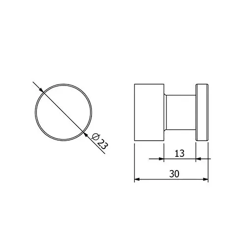 Гачок, брашований нікель  KLUDI VELA R — фото 2