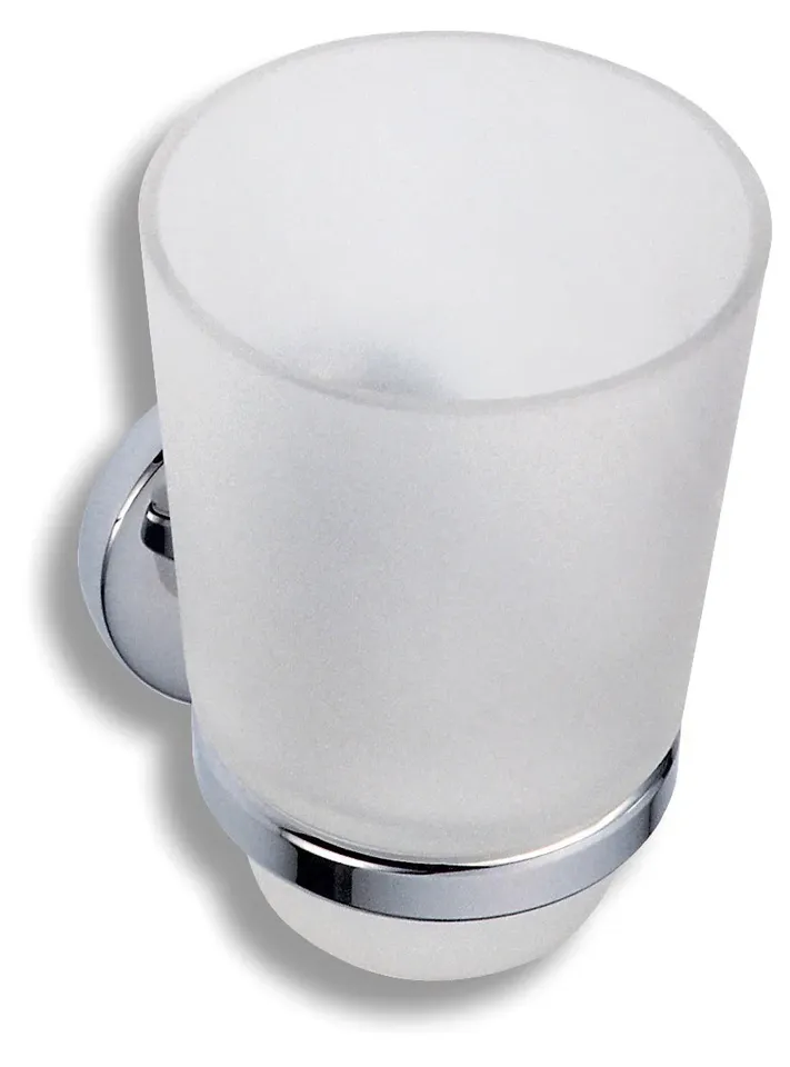 Склянка для зубних щіток, тримач хром, FERRO Metalia 1