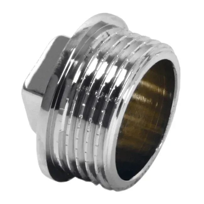 Пробка 1/2", хром
