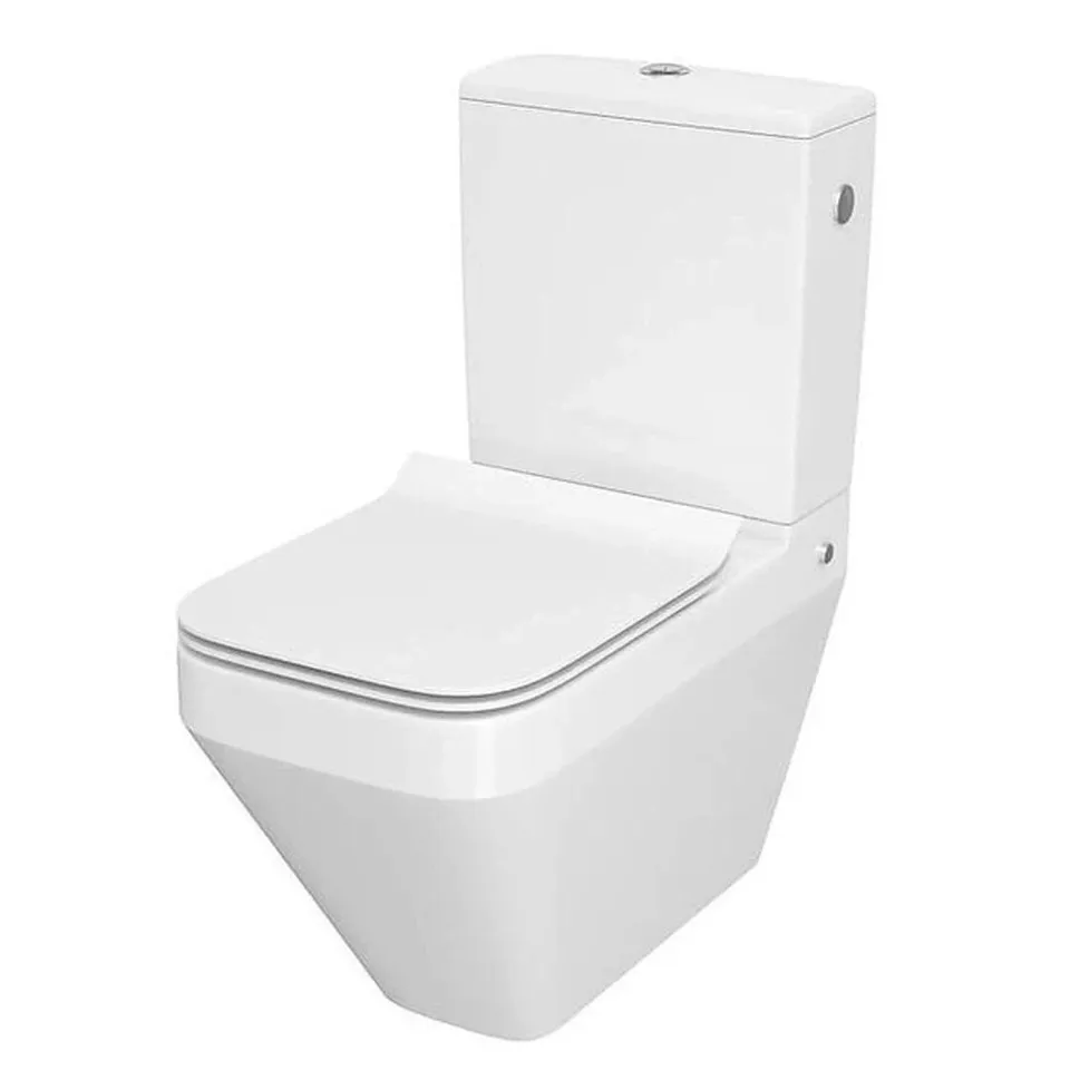 Унітаз напольн  CREA CLEAN ON 010/020 прямокутний,SLIM DUR SC