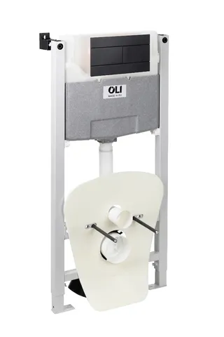 Інсталяція  OLI120 PLUS з кнопкою SLIM, чорний мат