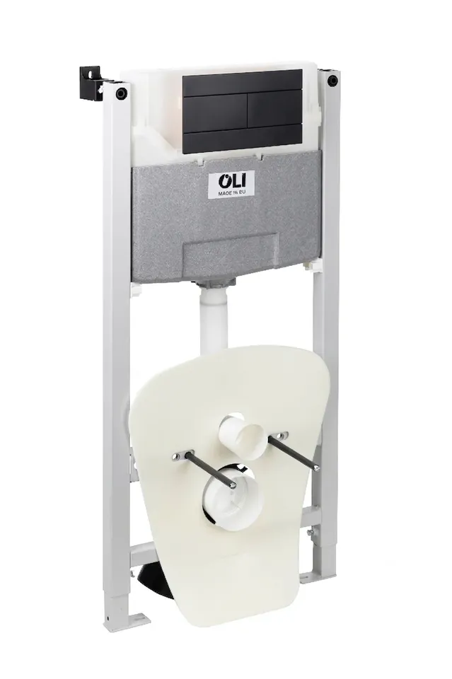 Інсталяція  OLI120 PLUS з кнопкою SLIM, чорний мат
