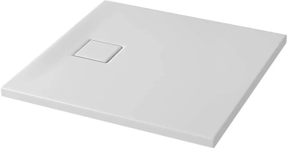 СЕТ B450 душовий  піддон квадратний TAKO SLIM 80x4 білий матовий + сифон