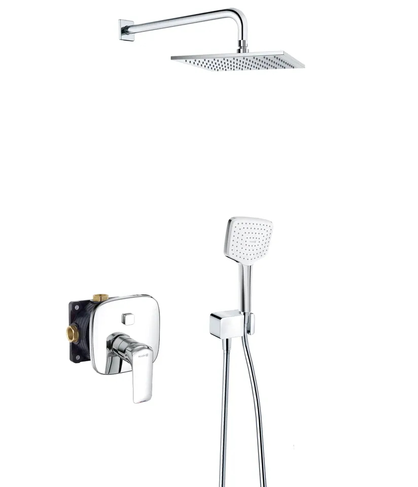 Комплект для душу  "Вбудовані рішення", хром KLUDI AMEO 7in1