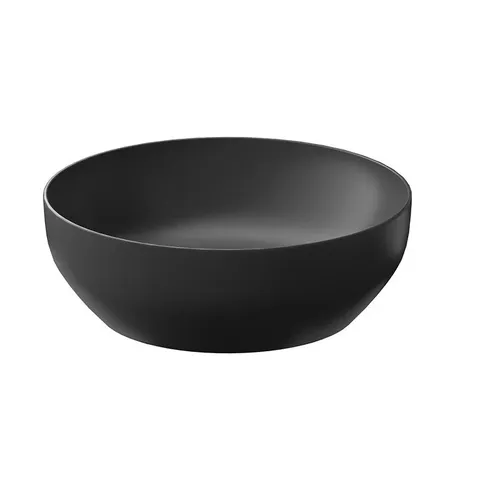 Умивальник на стільницю круглий LARGA 40х40 антрацит матовий