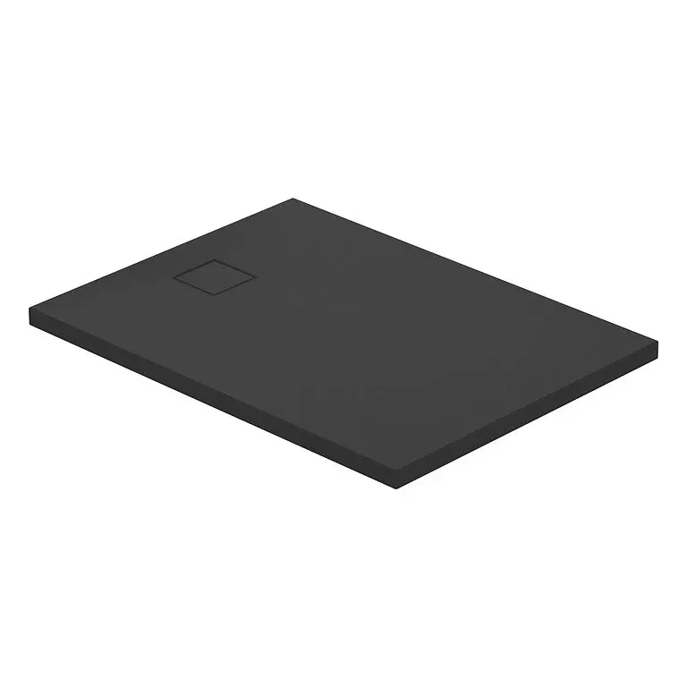 СЕТ C255 душовий  піддон прямокутний TAKO SLIM 120х90х4,5 чорний матовий + сифон