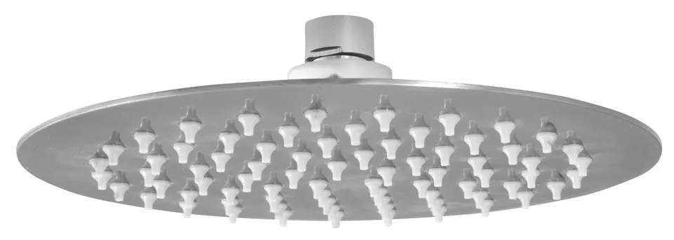 Лійка кругла тропічний душ Slim, D 20 см, нержавіюча сталь, хром FERRO